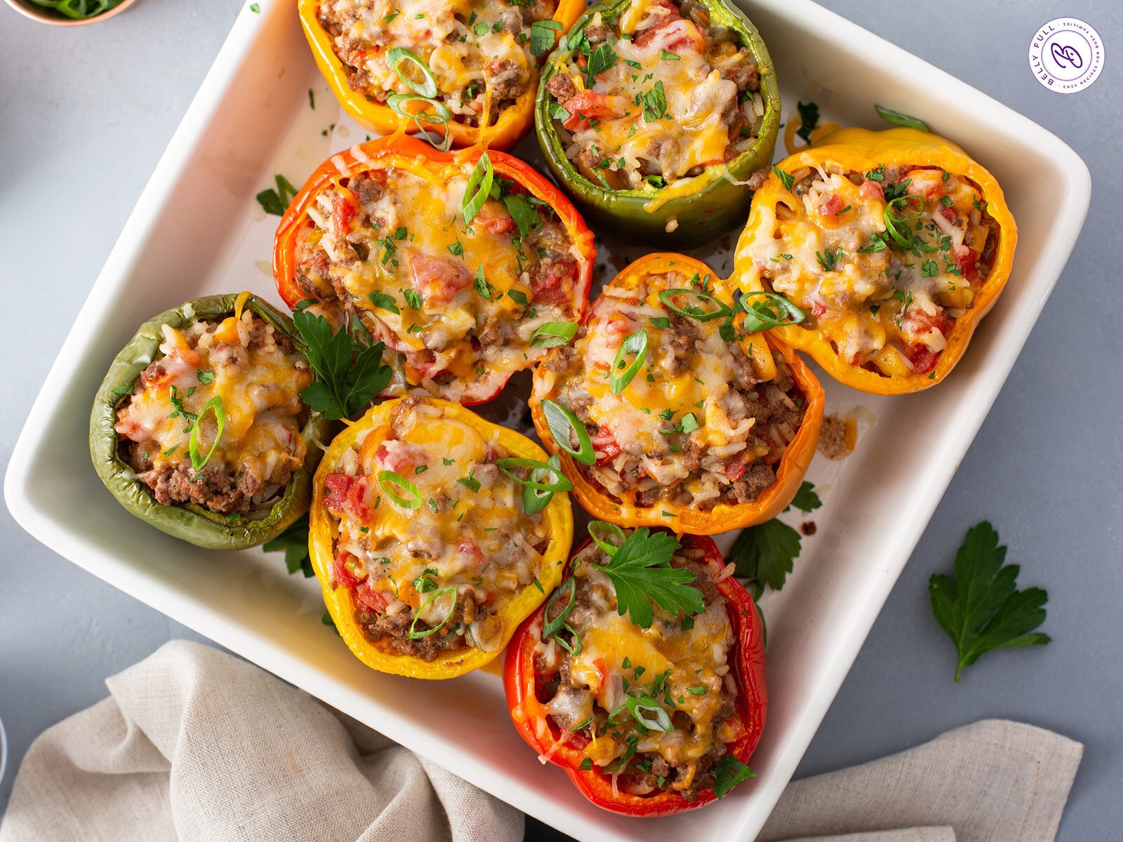 Quick & Easy Stuffed Bell Peppers: One-Pan Weeknight Dinner